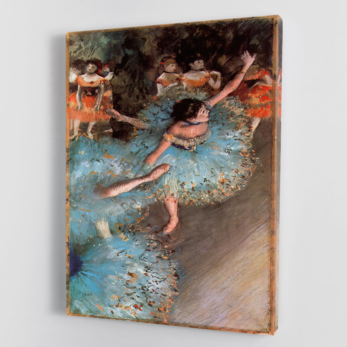 The Greens dancers by Degas Canvas Print or Poster - Canvas Art Rocks - 1