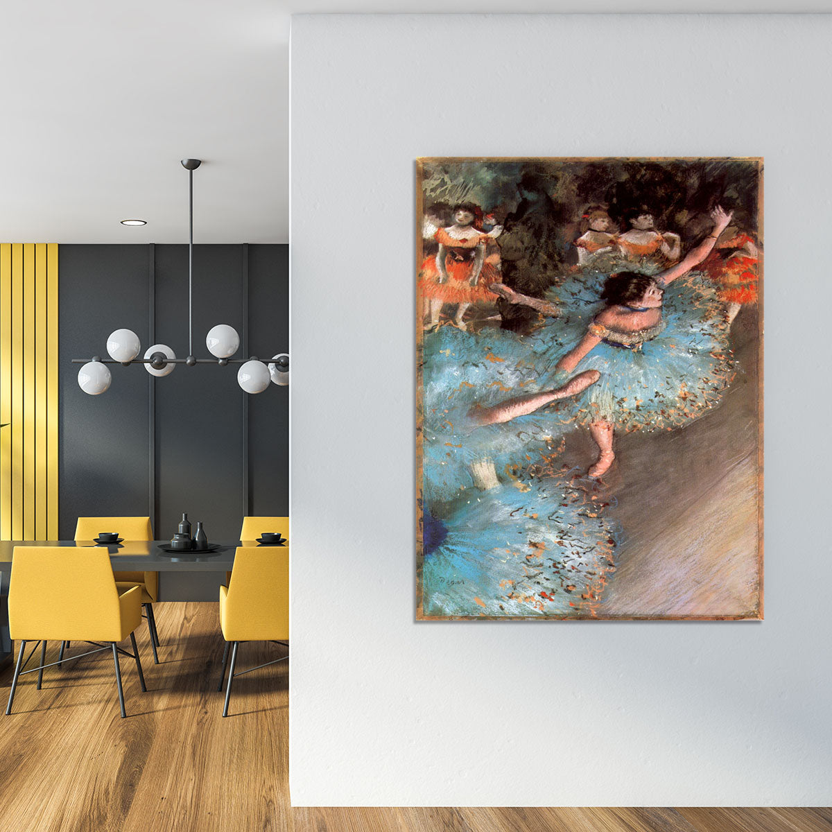 The Greens dancers by Degas Canvas Print or Poster - Canvas Art Rocks - 4