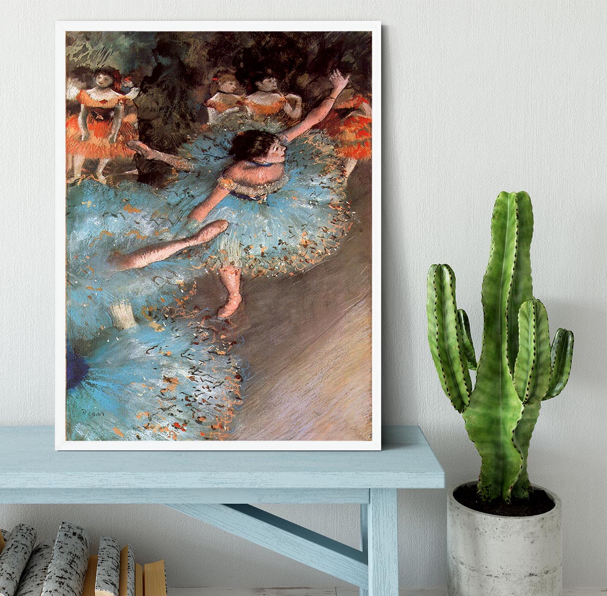 The Greens dancers by Degas Framed Print - Canvas Art Rocks -6