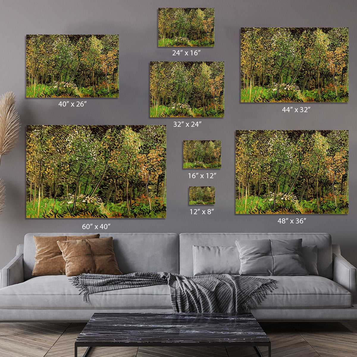 The Grove by Van Gogh Canvas Print or Poster - Canvas Art Rocks - 7