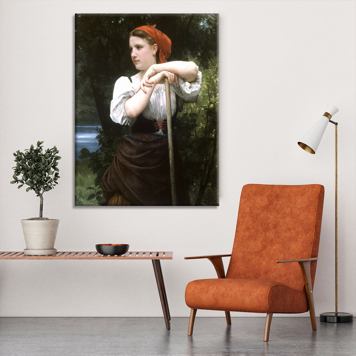 The Haymaker By Bouguereau Canvas Print or Poster - Canvas Art Rocks - 6