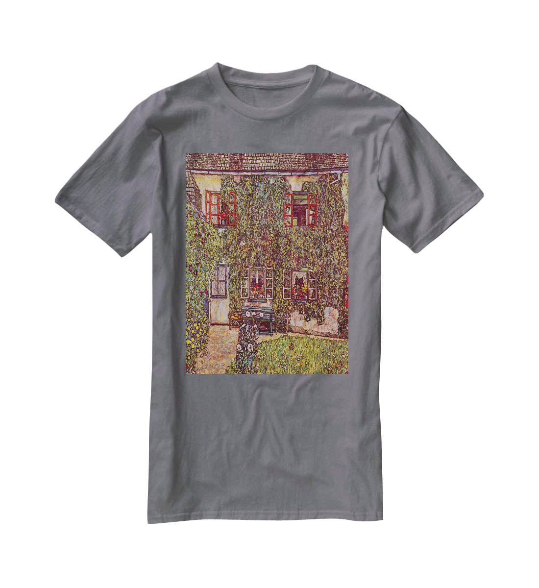 The House of Guard by Klimt T-Shirt - Canvas Art Rocks - 3