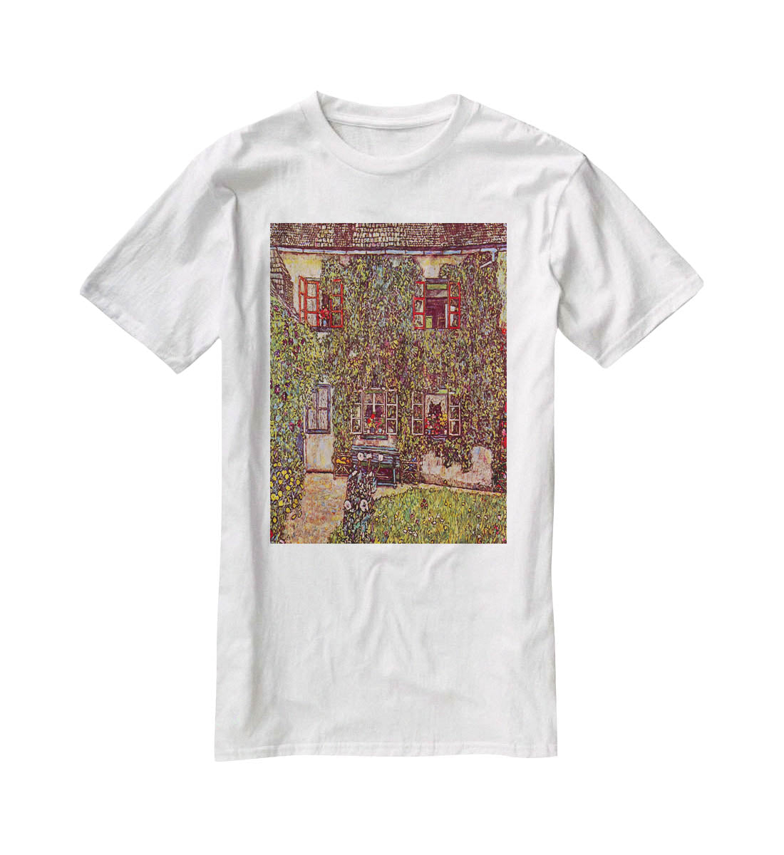 The House of Guard by Klimt T-Shirt - Canvas Art Rocks - 5