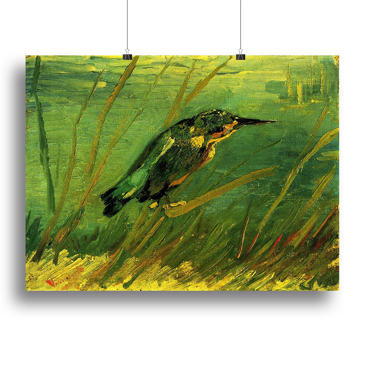The Kingfisher by Van Gogh Canvas Print or Poster - Canvas Art Rocks - 2