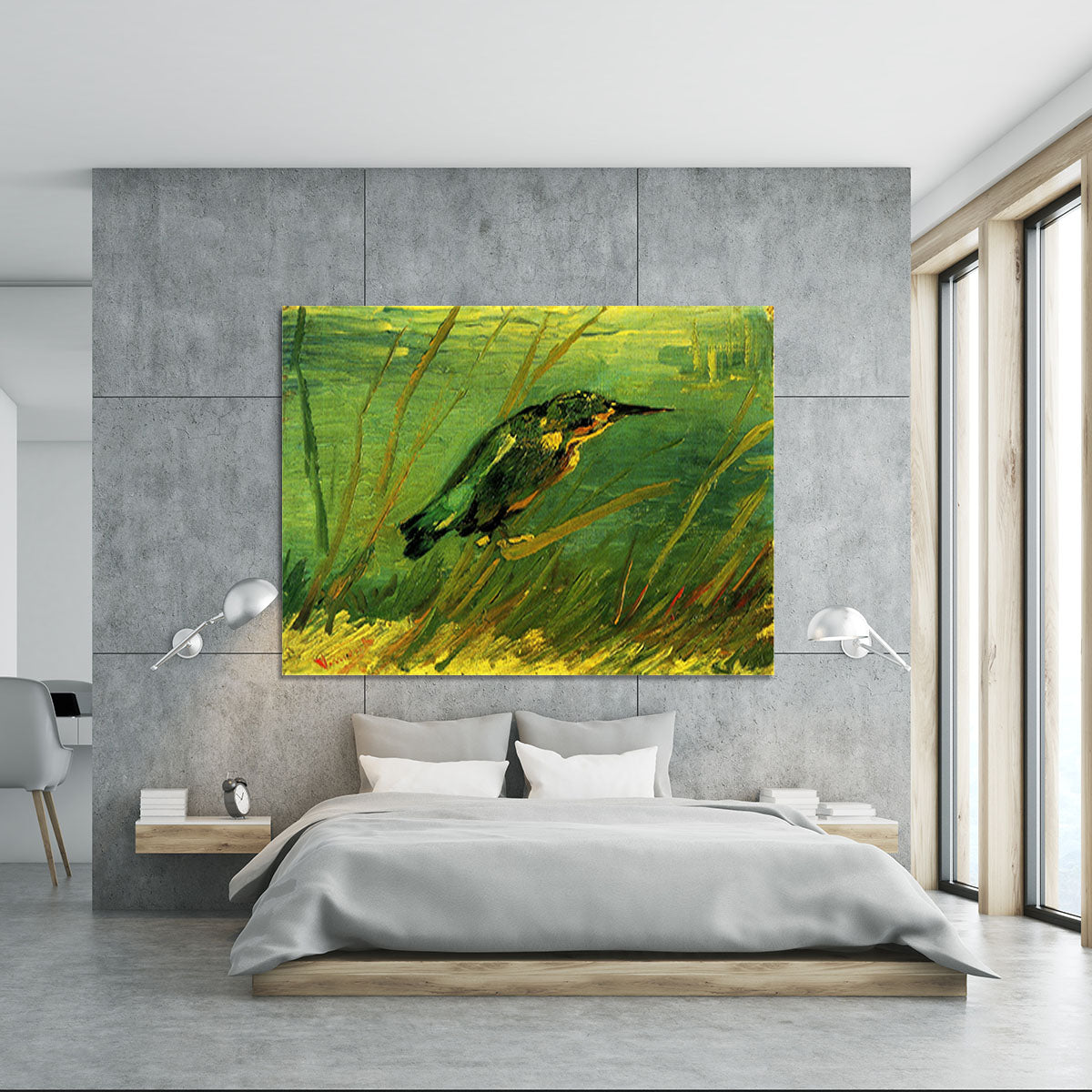 The Kingfisher by Van Gogh Canvas Print or Poster - Canvas Art Rocks - 5