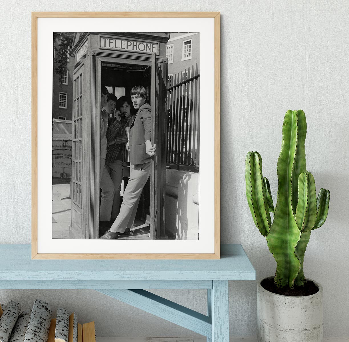The Kinks calling Framed Print - Canvas Art Rocks - 3