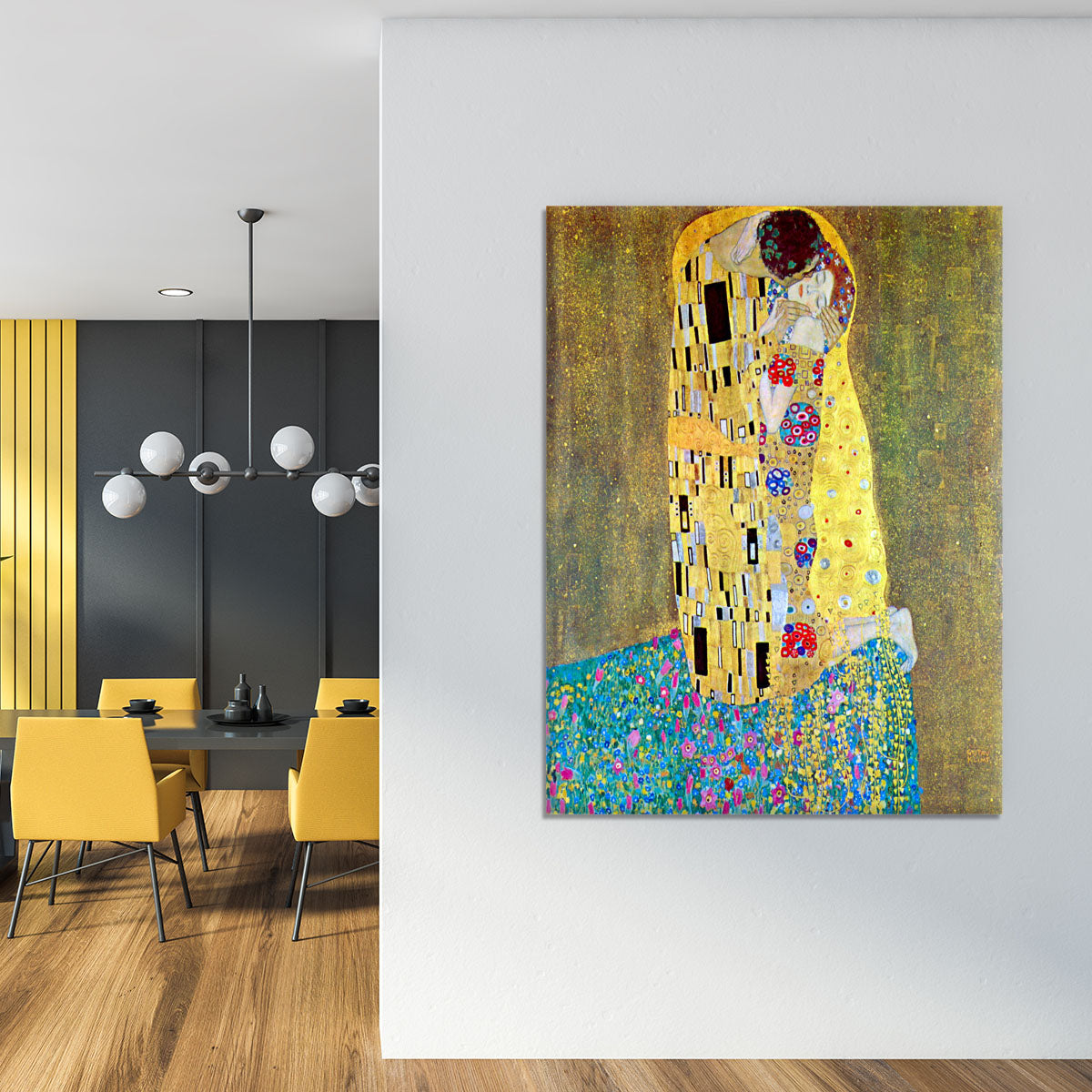 The Kiss 2 by Klimt Canvas Print or Poster - Canvas Art Rocks - 4