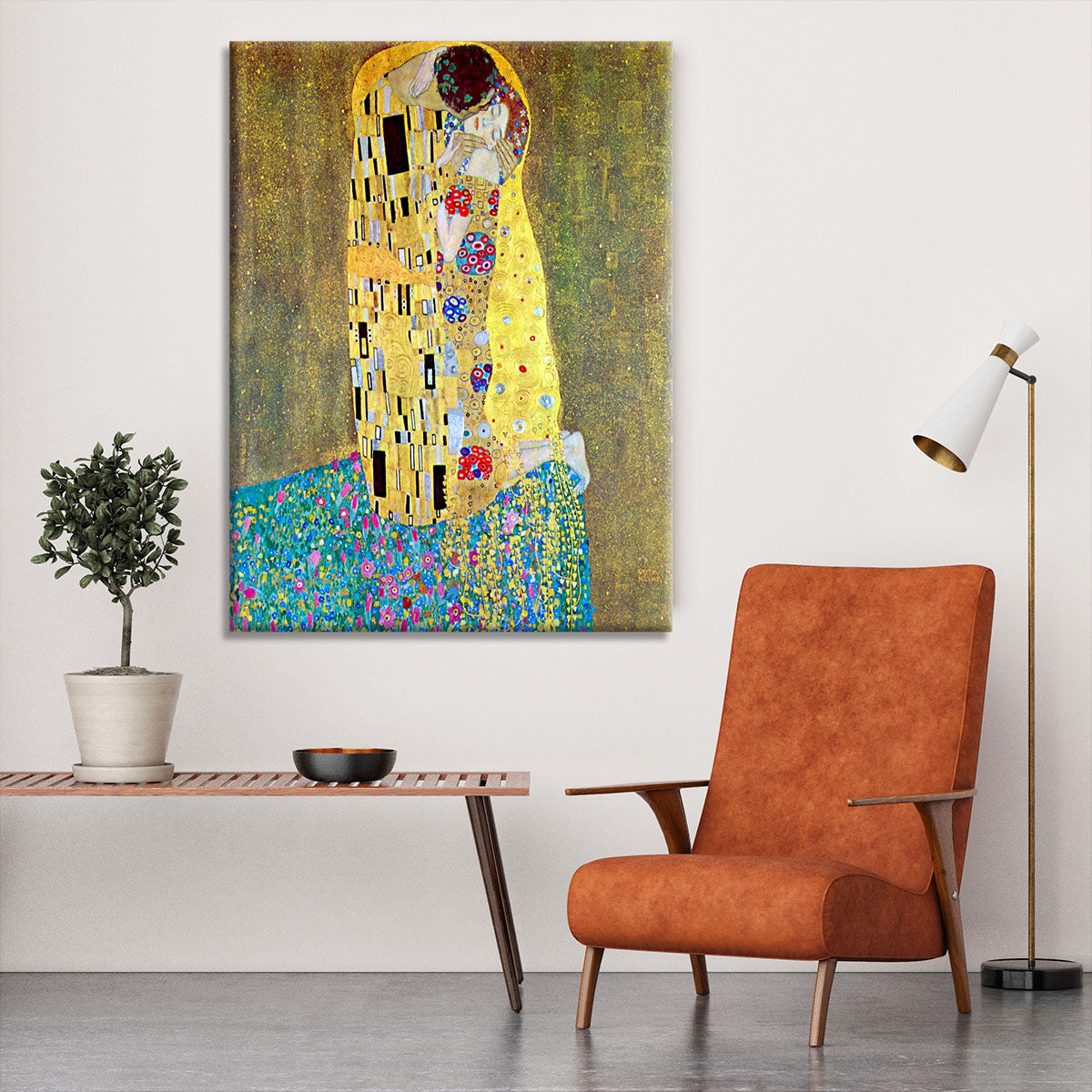 The Kiss 2 by Klimt Canvas Print or Poster - Canvas Art Rocks - 6