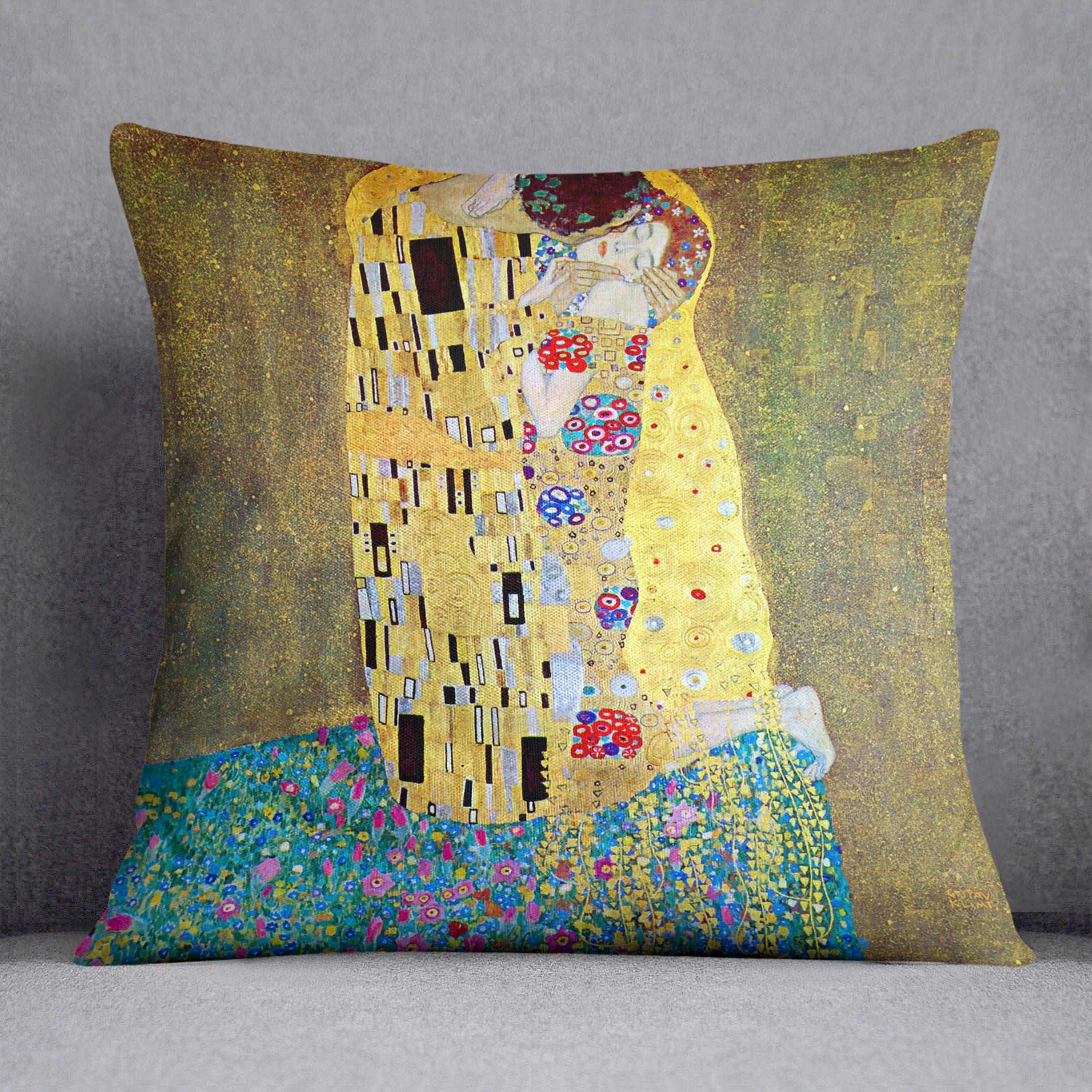 The Kiss 2 by Klimt Cushion