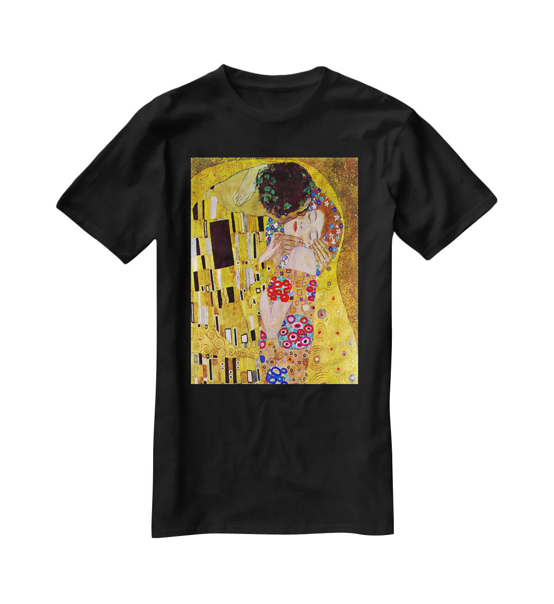 The Kiss by Klimt T-Shirt - Canvas Art Rocks - 1