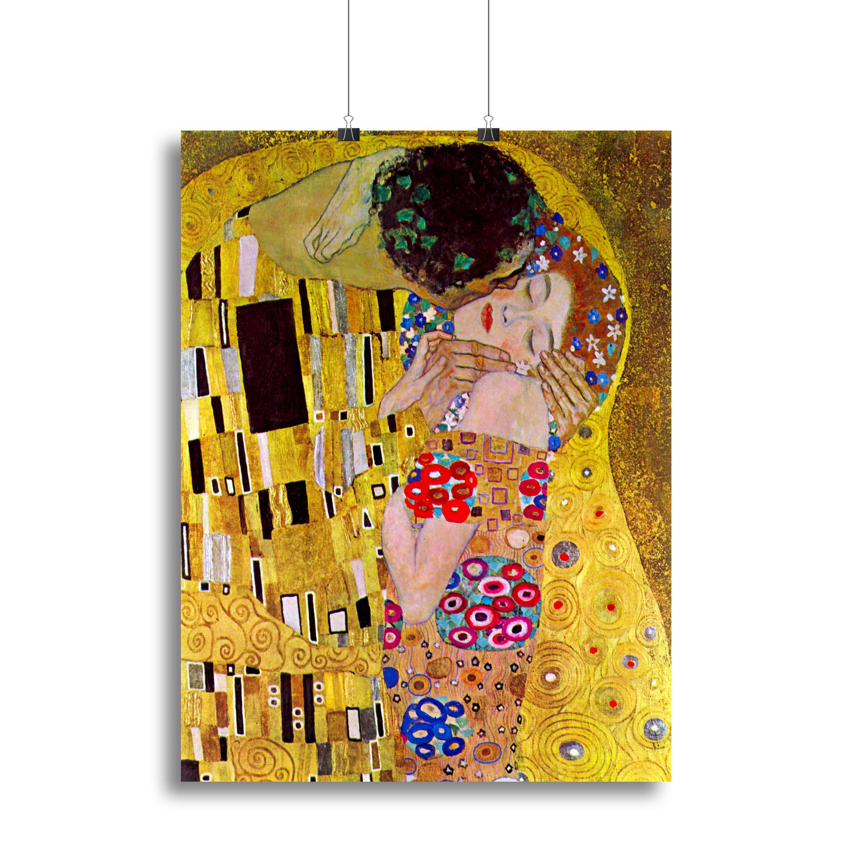 The Kiss by Klimt Canvas Print or Poster - Canvas Art Rocks - 2