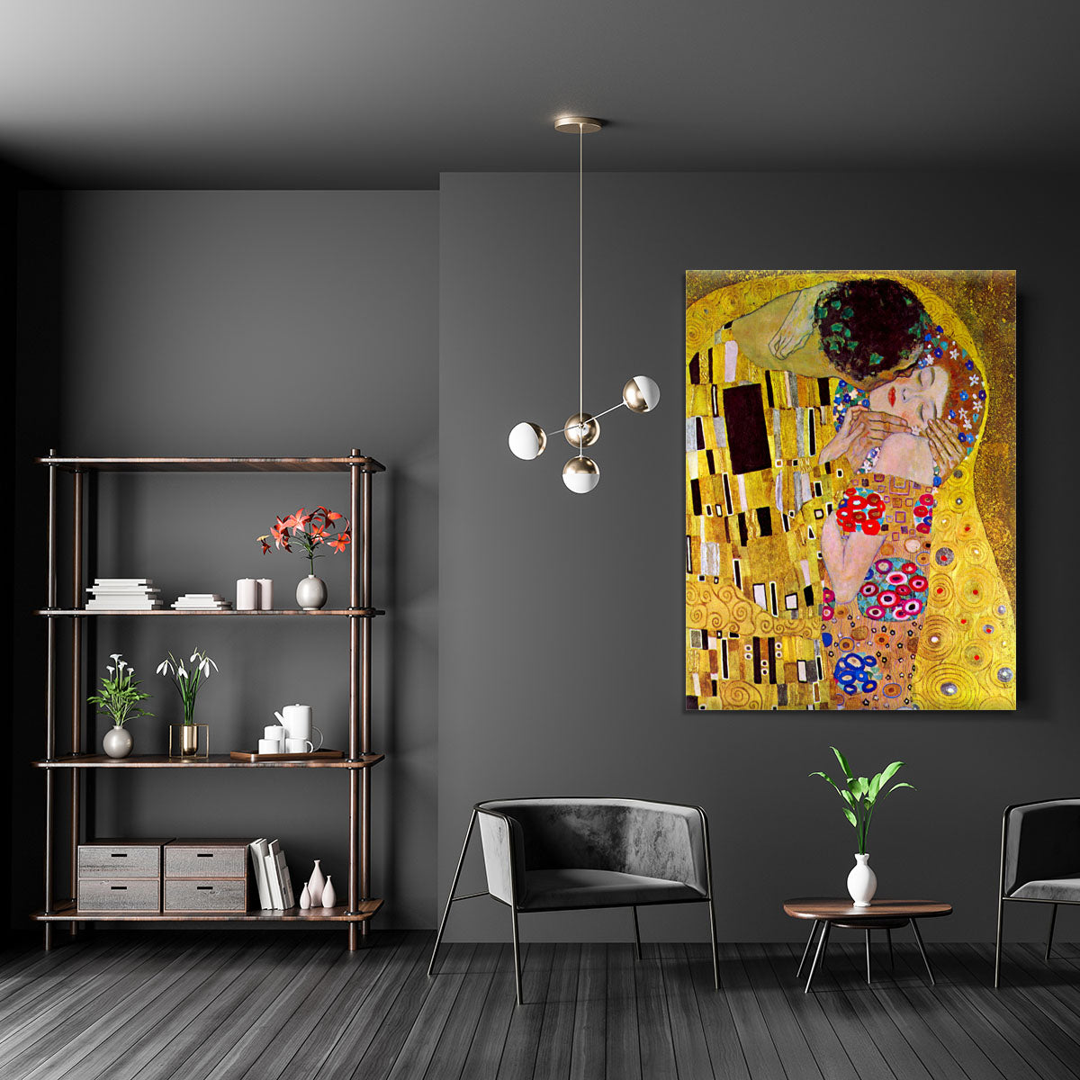 The Kiss by Klimt Canvas Print or Poster - Canvas Art Rocks - 5