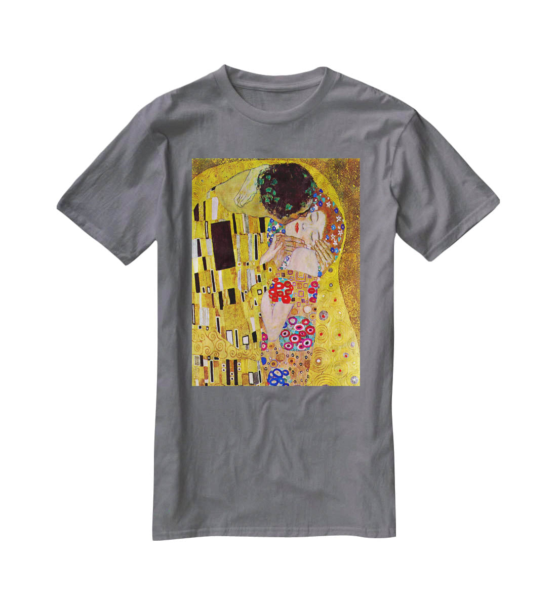 The Kiss by Klimt T-Shirt - Canvas Art Rocks - 3