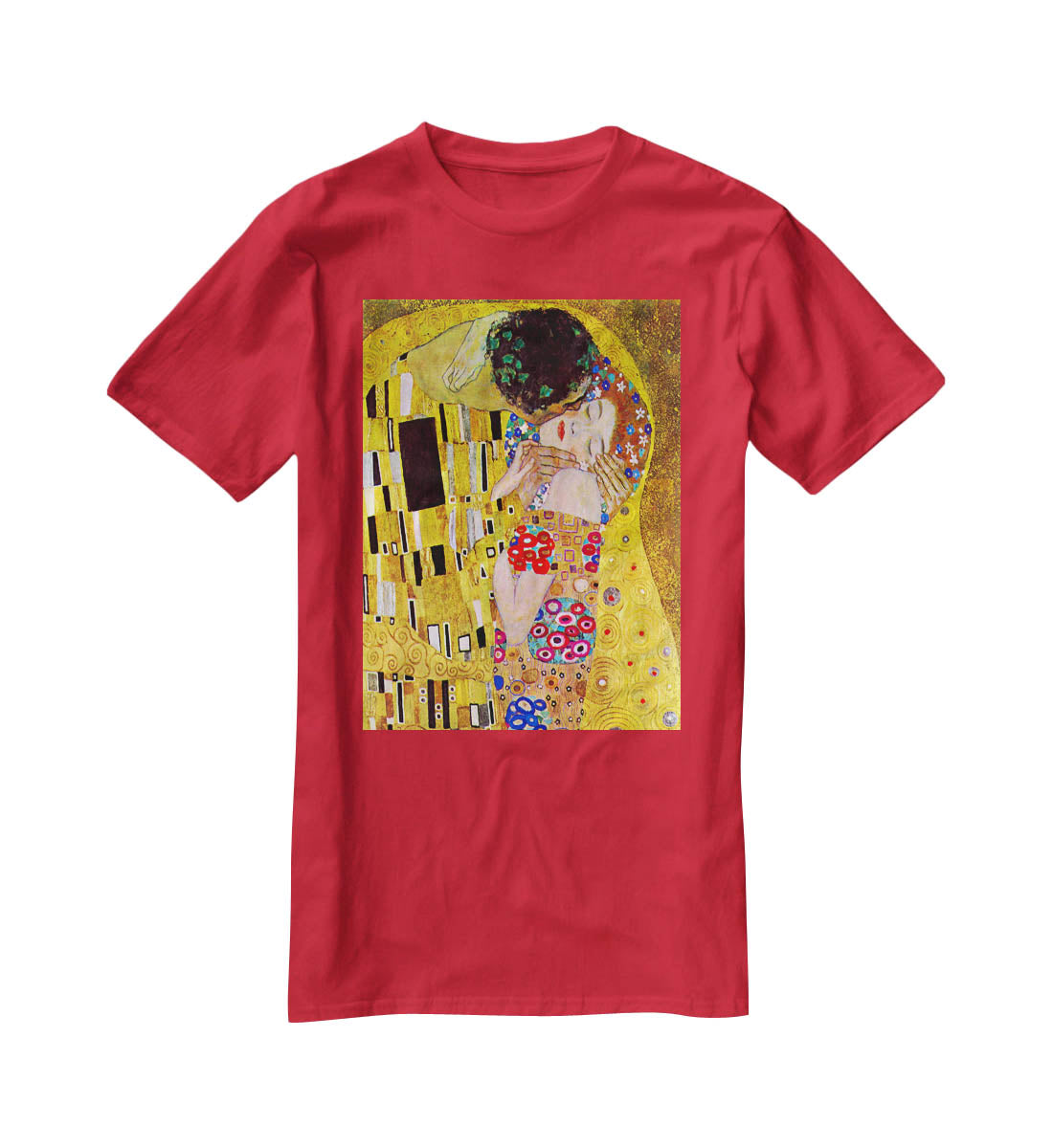 The Kiss by Klimt T-Shirt - Canvas Art Rocks - 4