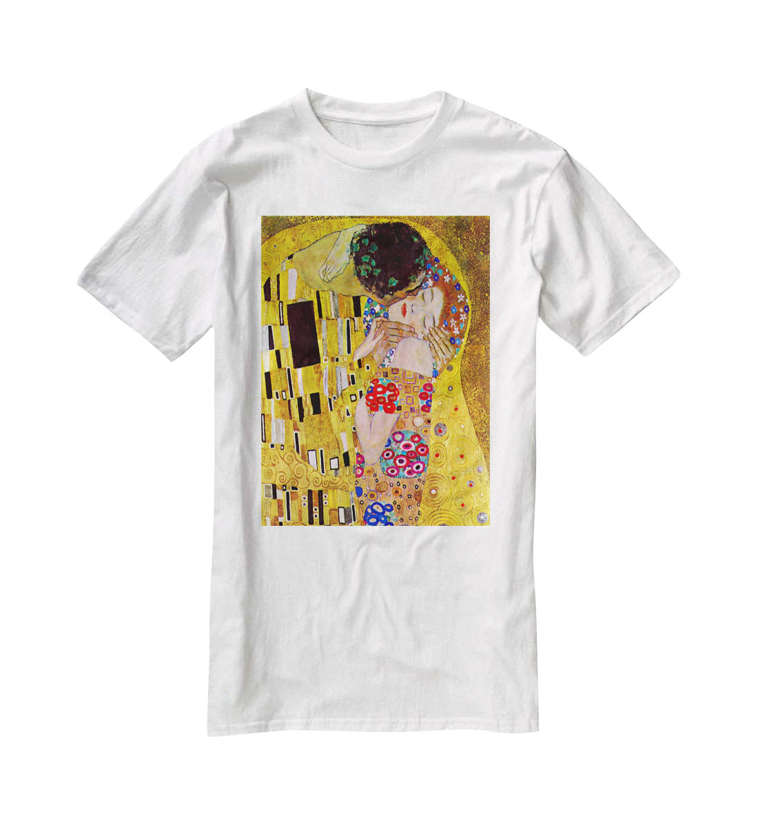 The Kiss by Klimt T-Shirt - Canvas Art Rocks - 5