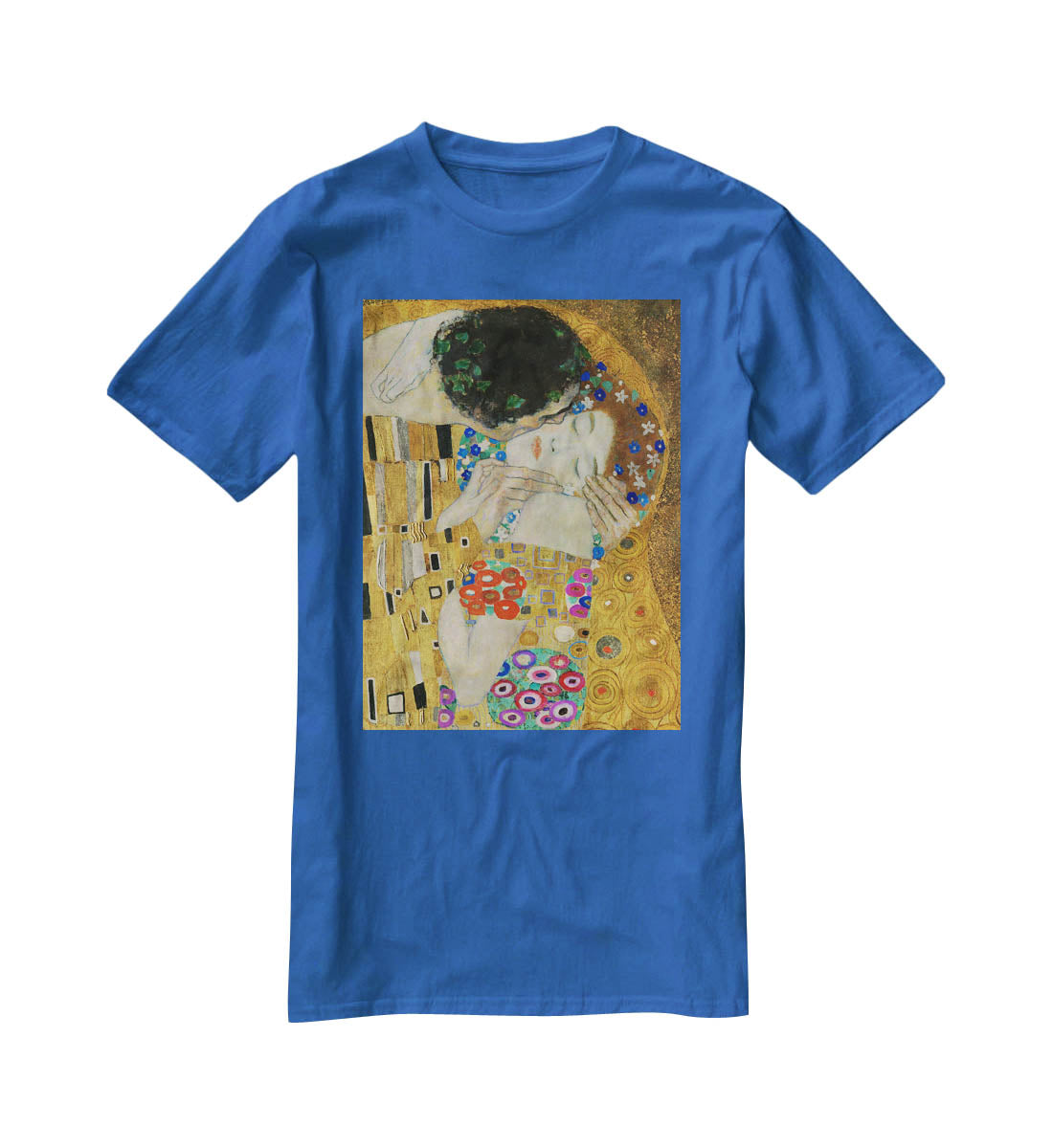 The Kiss detail by Klimt T-Shirt - Canvas Art Rocks - 2