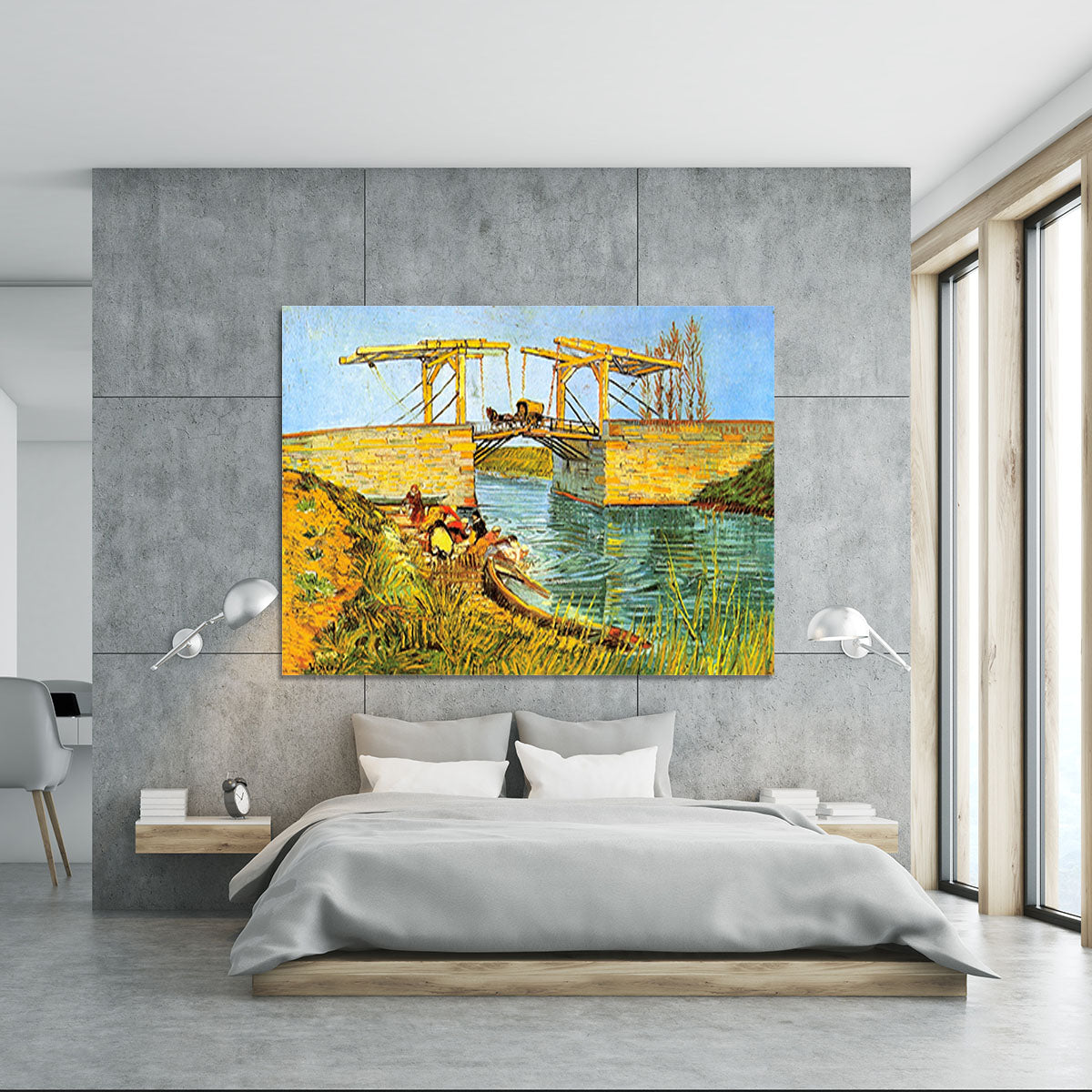 The Langlois Bridge at Arles by Van Gogh Canvas Print or Poster - Canvas Art Rocks - 5