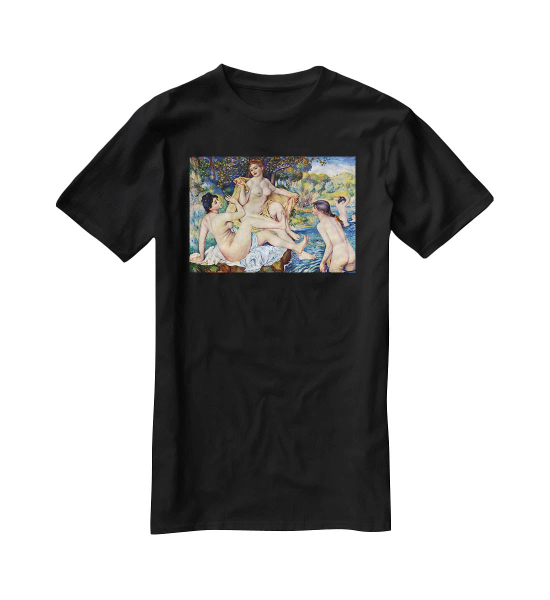The Large Bathers by Renoir T-Shirt - Canvas Art Rocks - 1