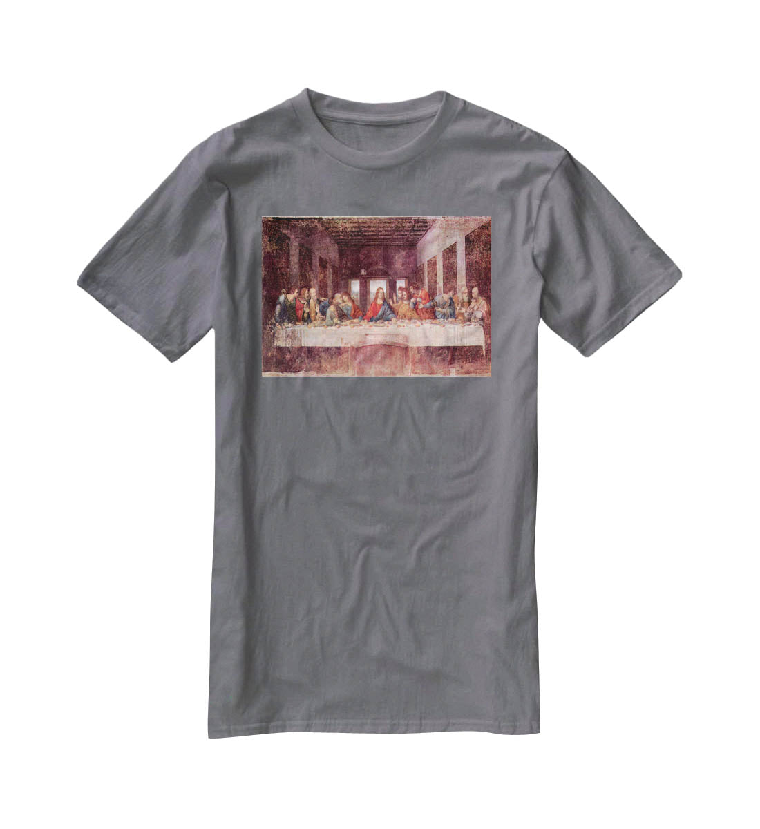 The Last Supper by Da Vinci T-Shirt - Canvas Art Rocks - 3