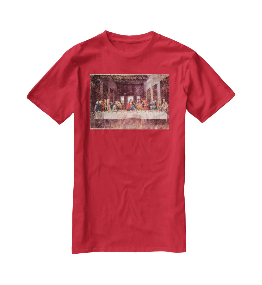 The Last Supper by Da Vinci T-Shirt - Canvas Art Rocks - 4