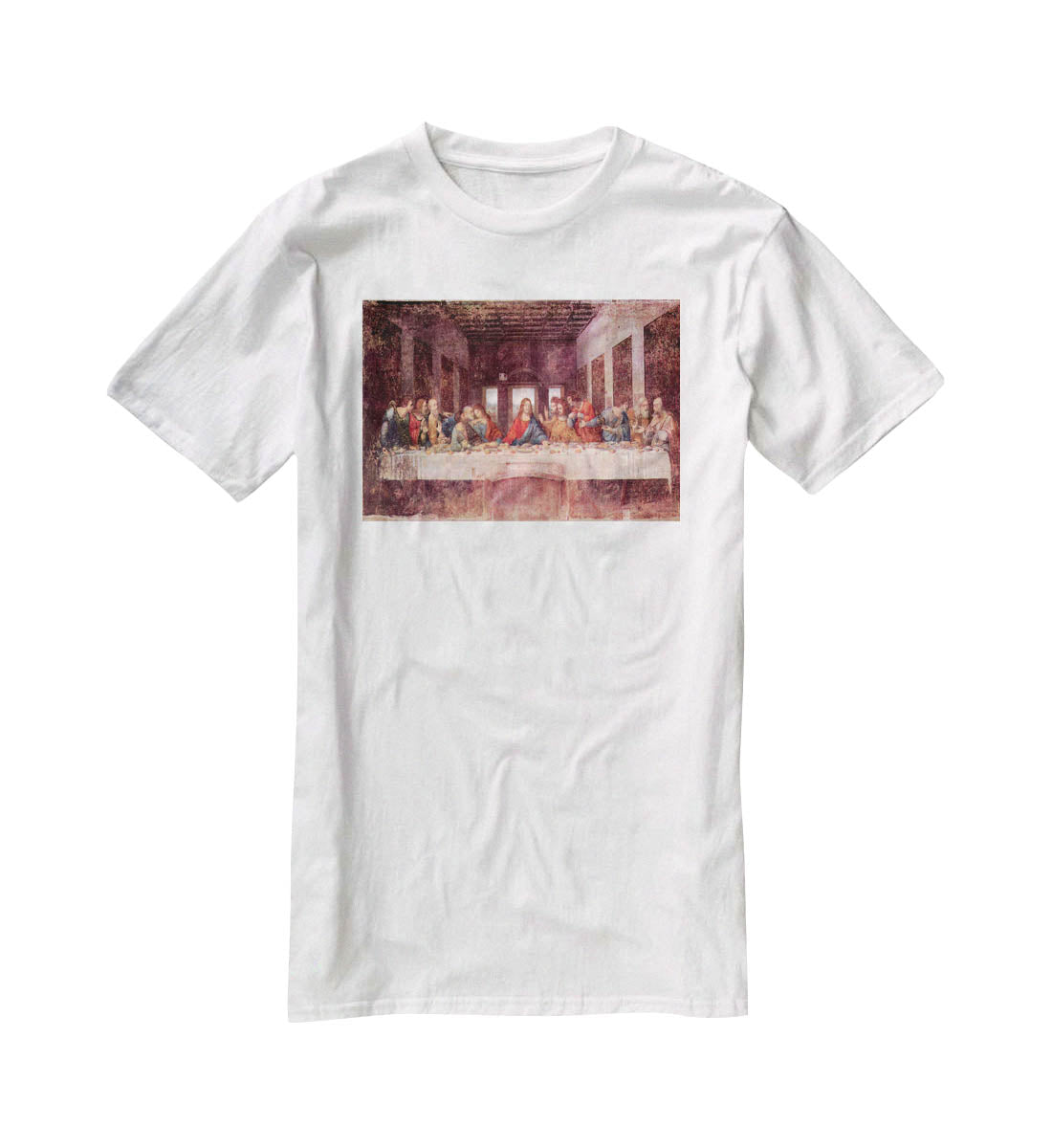 The Last Supper by Da Vinci T-Shirt - Canvas Art Rocks - 5