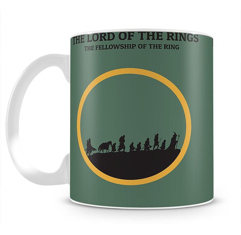 The Lord Of The Rings Fellowship If The Ring Minimal Movie Mug - Canvas Art Rocks - 2