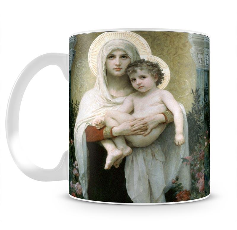 The Madonna of the Roses By Bouguereau Mug - Canvas Art Rocks - 2