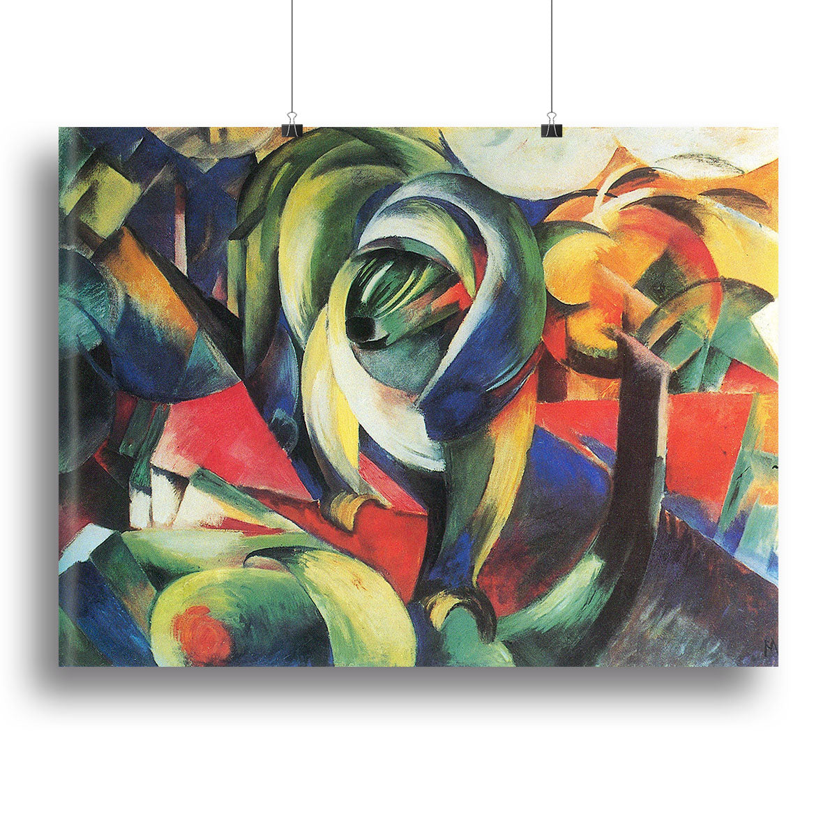 The Mandrill by Franz Marc Canvas Print or Poster - Canvas Art Rocks - 2