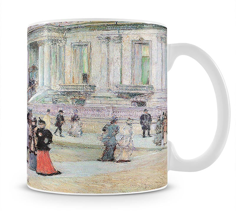The Manhattan Club The Villa of the Stewarts by Hassam Mug - Canvas Art Rocks - 1