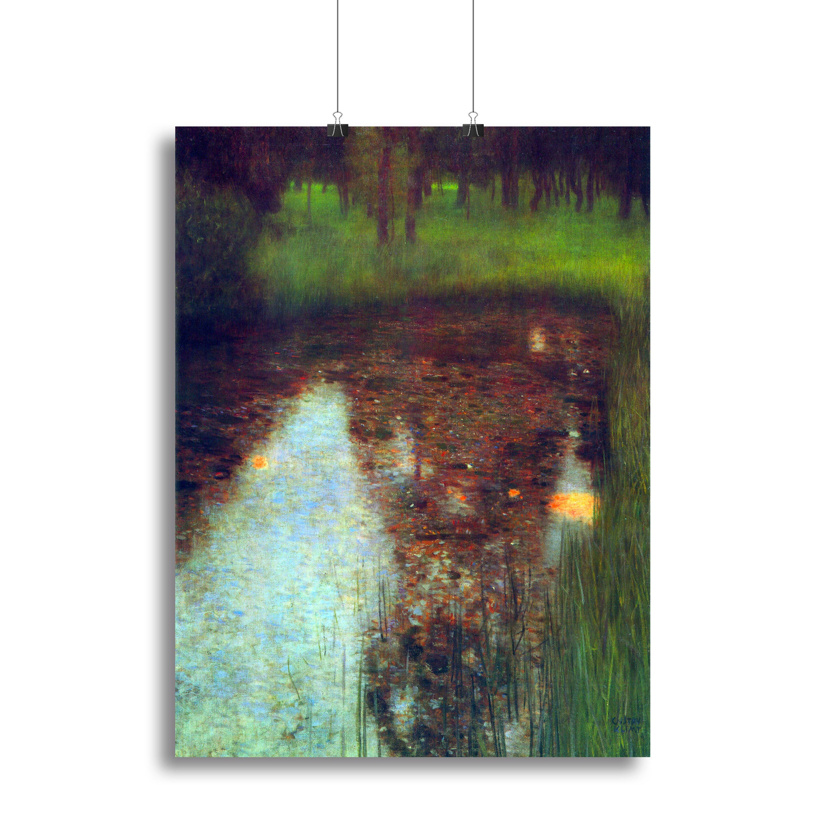 The Marsh by Klimt Canvas Print or Poster - Canvas Art Rocks - 2