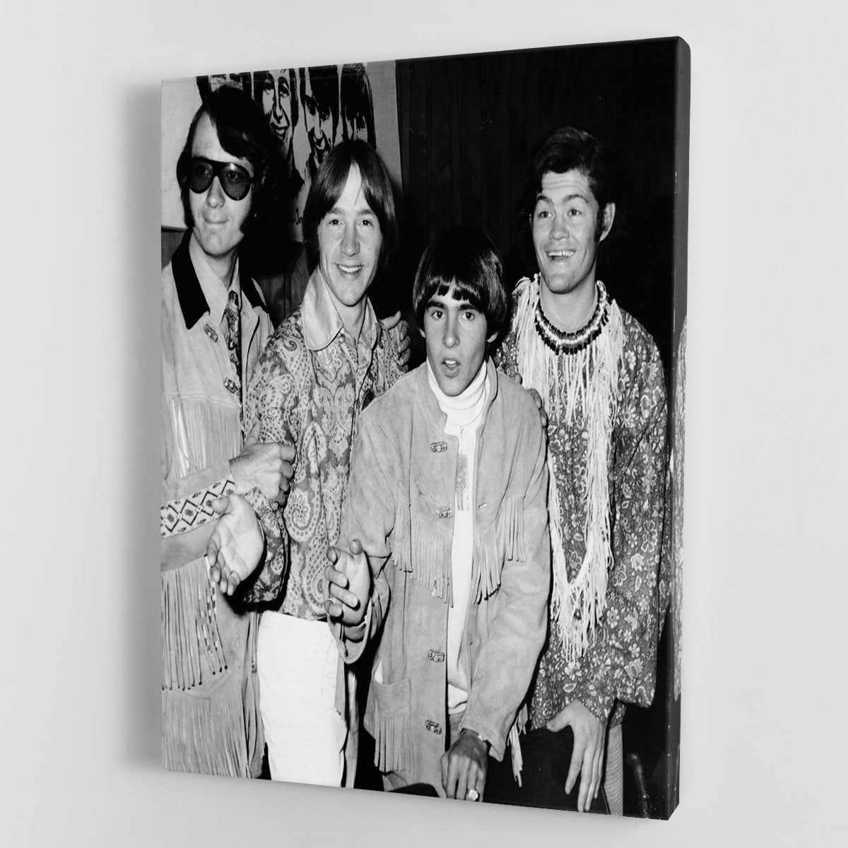 The Monkees in paisley Canvas Print or Poster - Canvas Art Rocks - 1