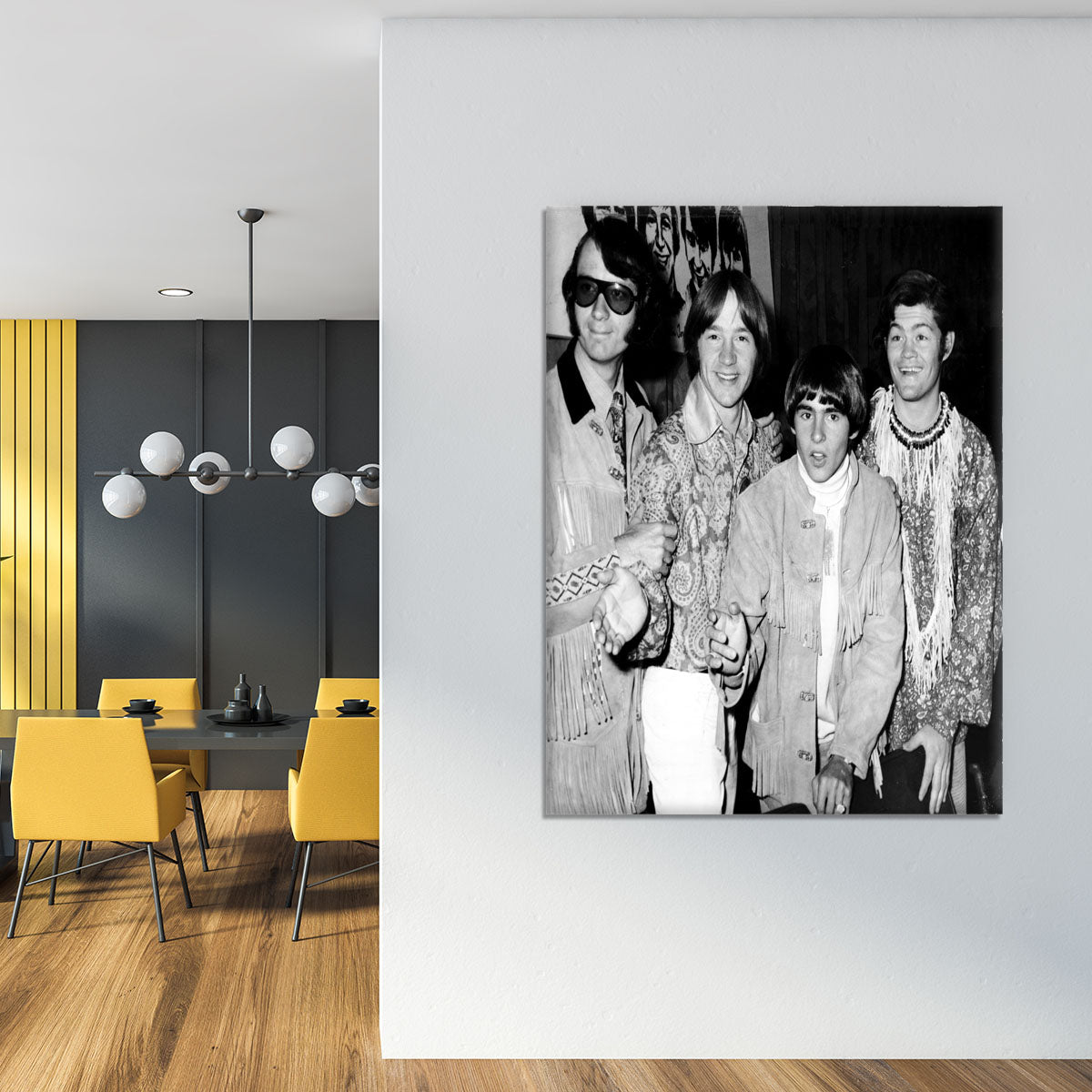 The Monkees in paisley Canvas Print or Poster - Canvas Art Rocks - 4