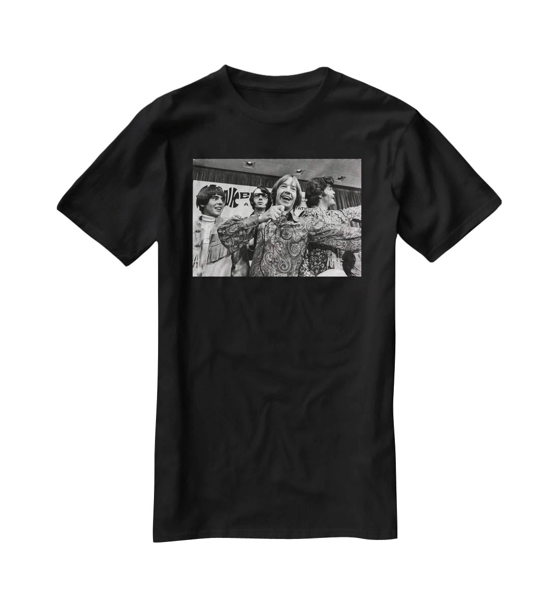 The Monkees playing around T-Shirt - Canvas Art Rocks - 1