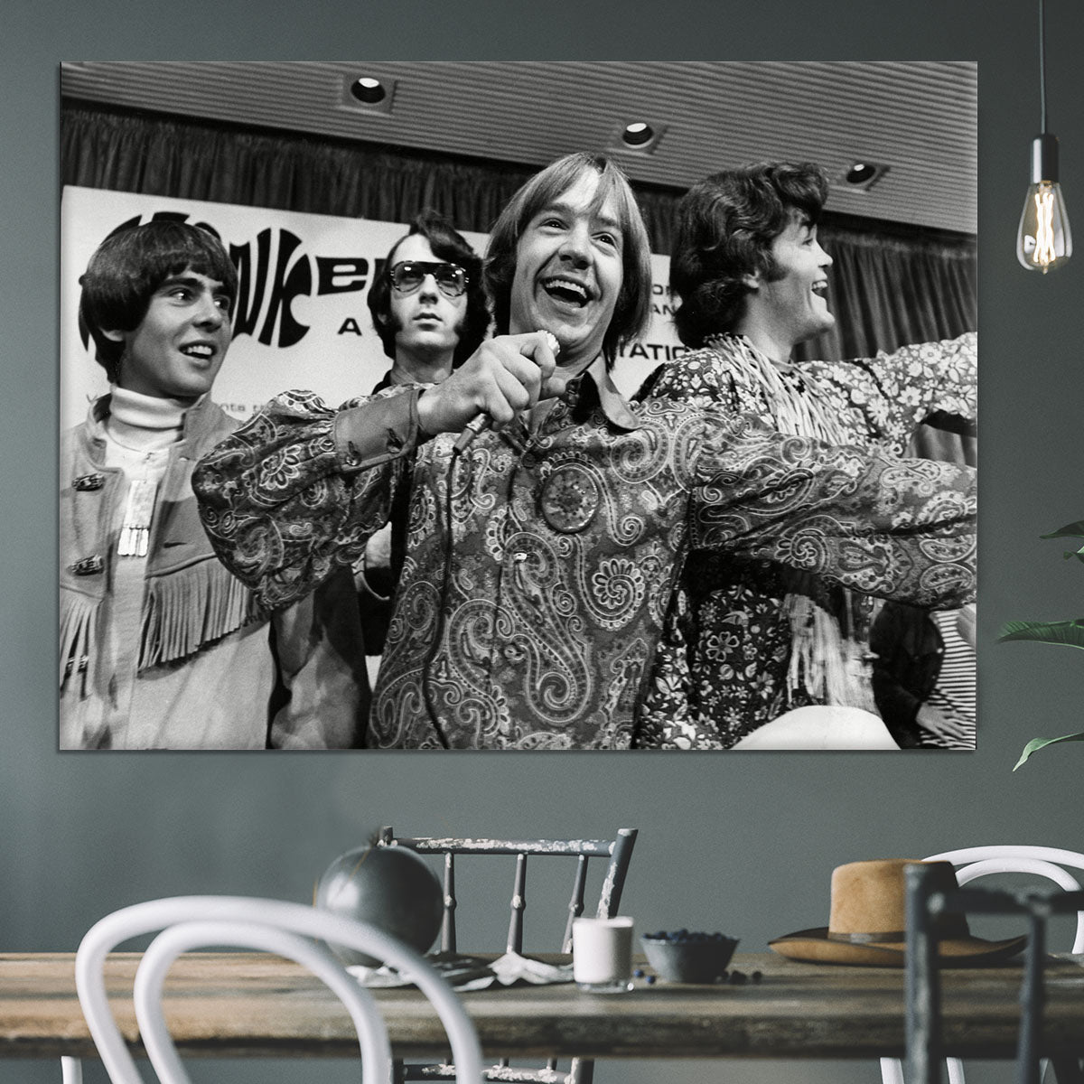 The Monkees playing around Canvas Print or Poster - Canvas Art Rocks - 3