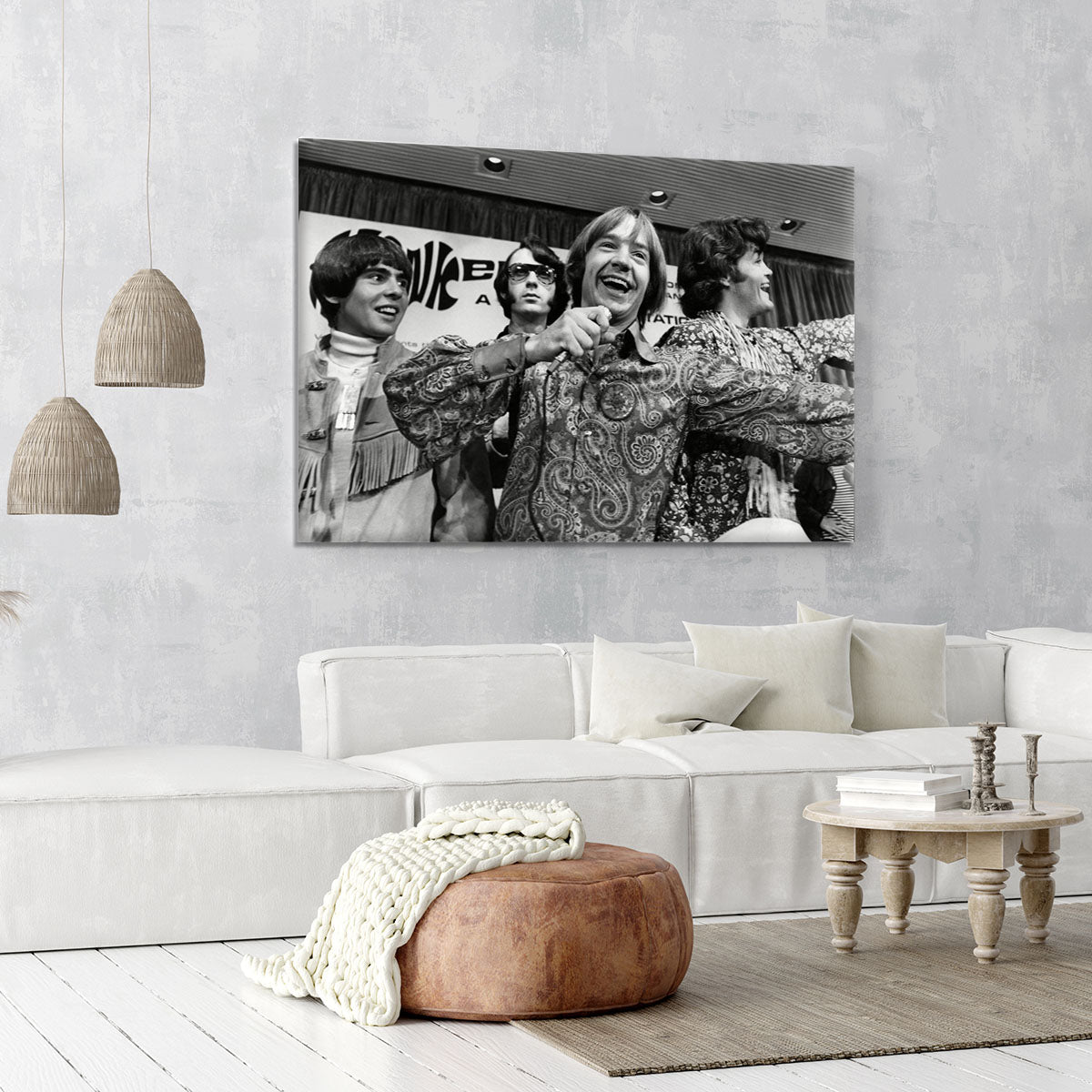 The Monkees playing around Canvas Print or Poster - Canvas Art Rocks - 6