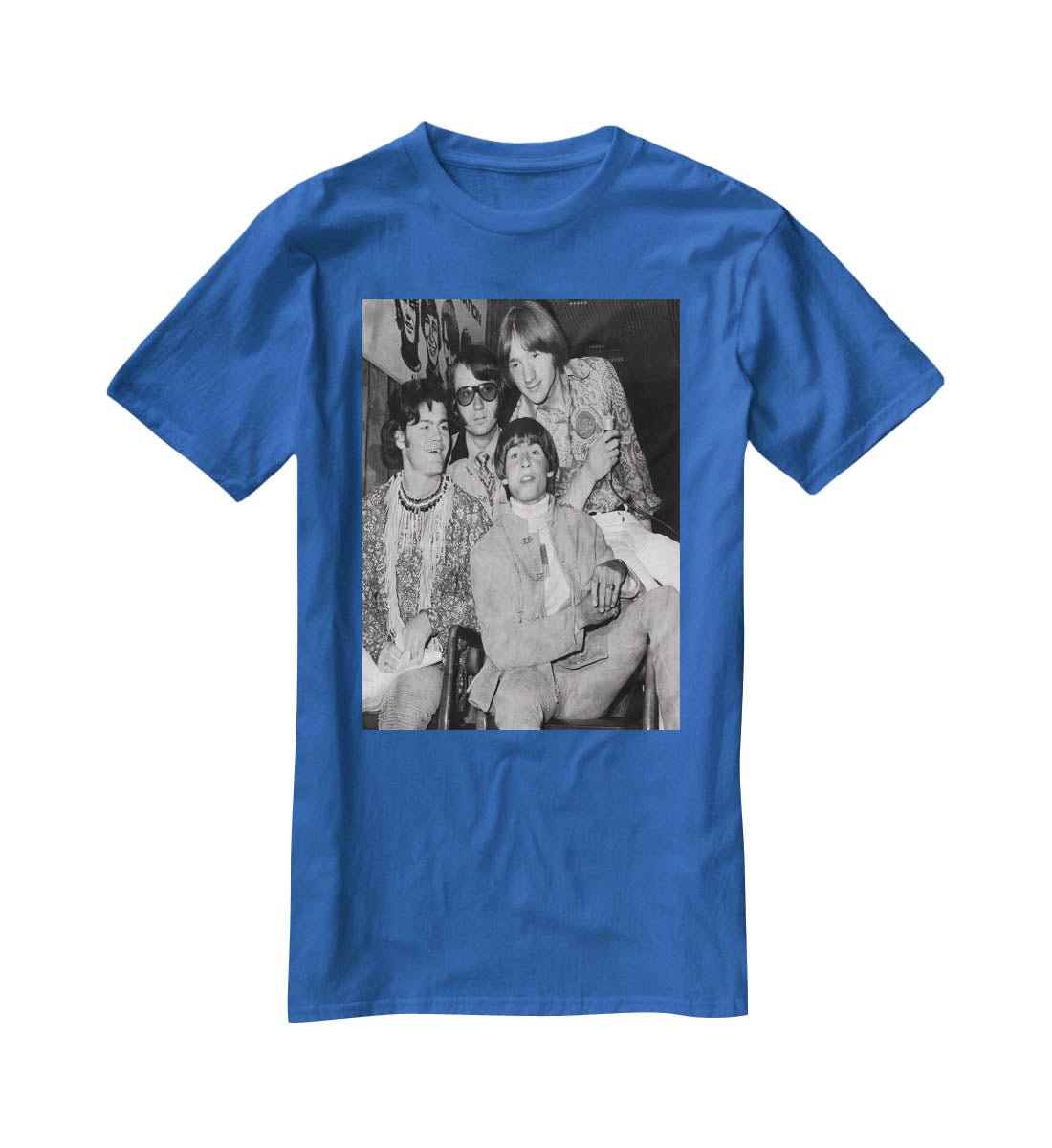The Monkees sitting T-Shirt - Canvas Art Rocks - 2