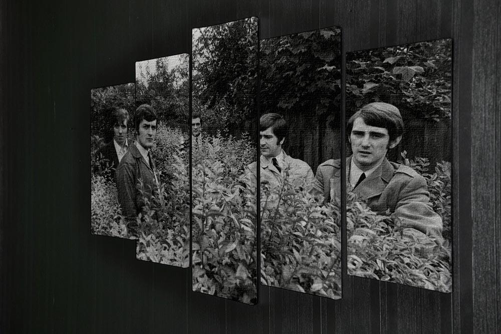 The Moody Blues in a field 5 Split Panel Canvas - Canvas Art Rocks - 2