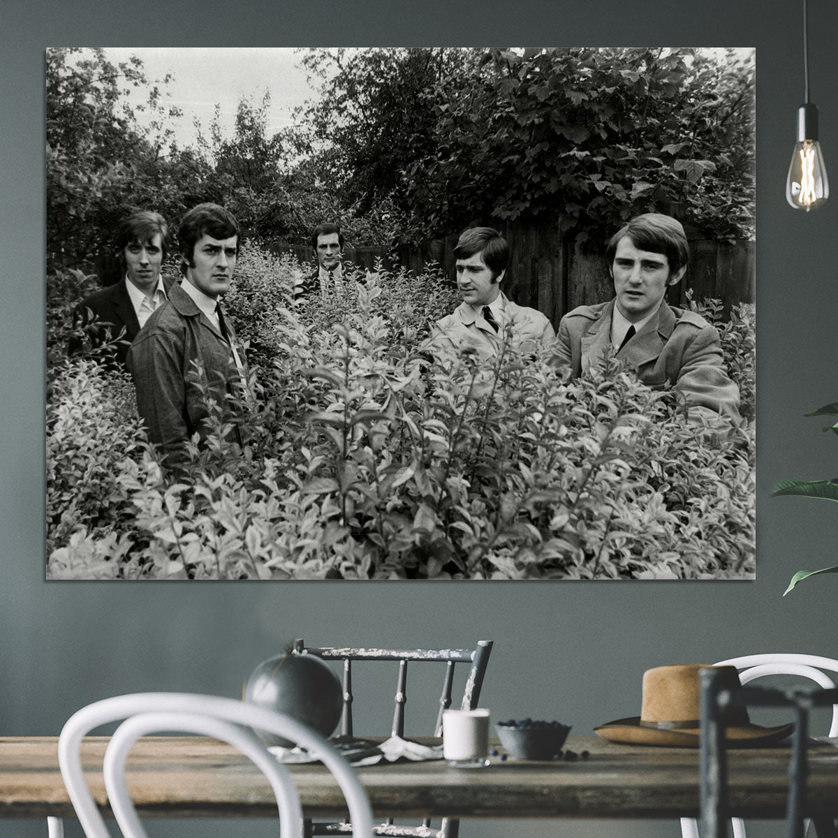 The Moody Blues in a field Canvas Print or Poster - Canvas Art Rocks - 3