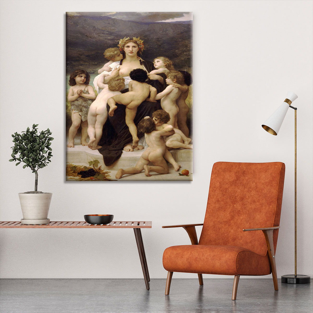The Motherland By Bouguereau Canvas Print or Poster - Canvas Art Rocks - 6