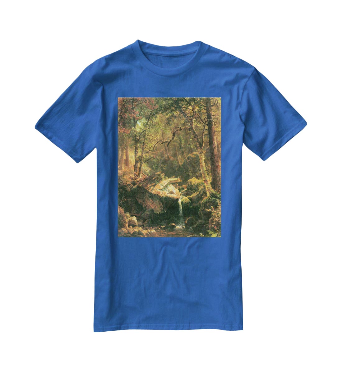 The Mountain by Bierstadt T-Shirt - Canvas Art Rocks - 2