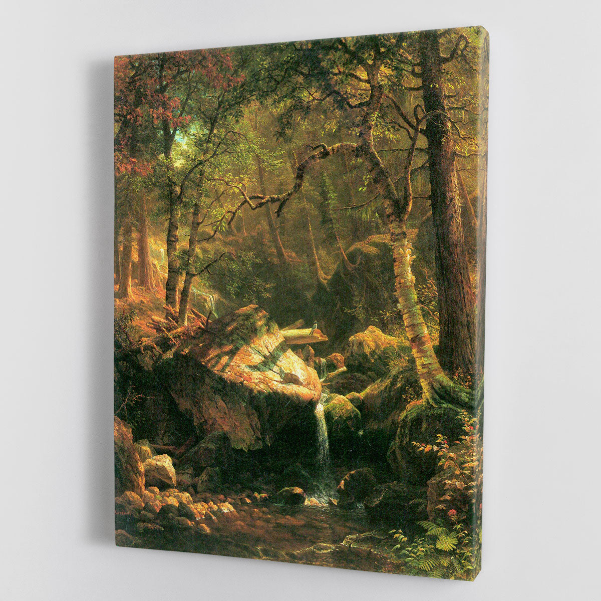 The Mountain by Bierstadt Canvas Print or Poster - Canvas Art Rocks - 1