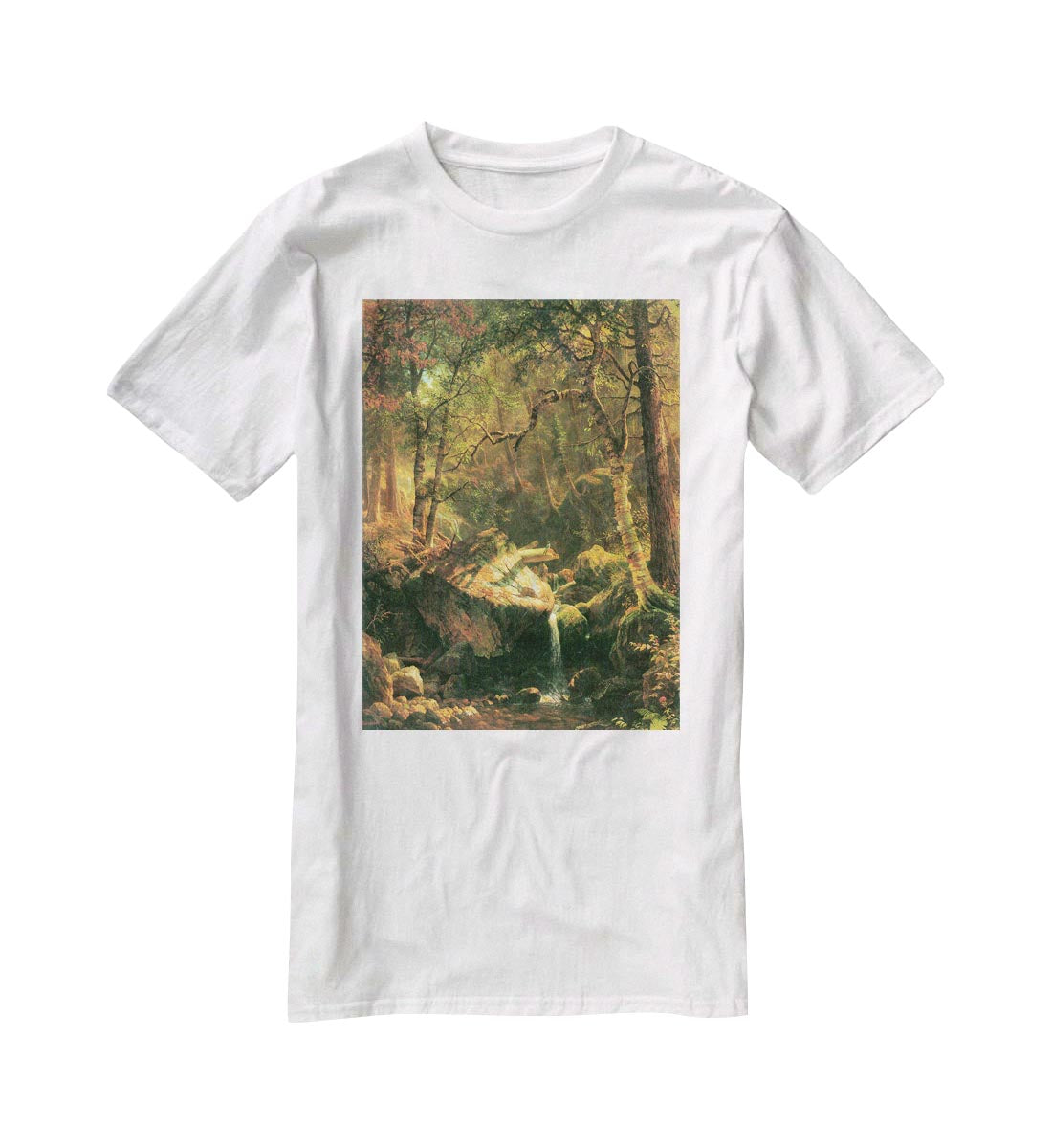 The Mountain by Bierstadt T-Shirt - Canvas Art Rocks - 5