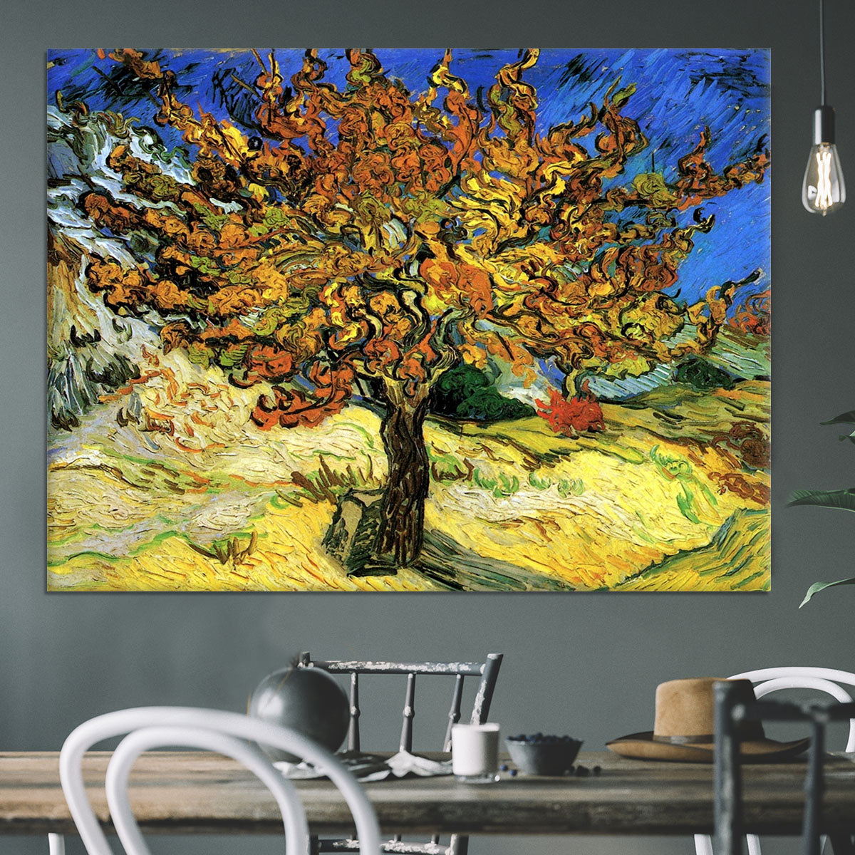 The Mulberry Tree by Van Gogh Canvas Print or Poster - Canvas Art Rocks - 3