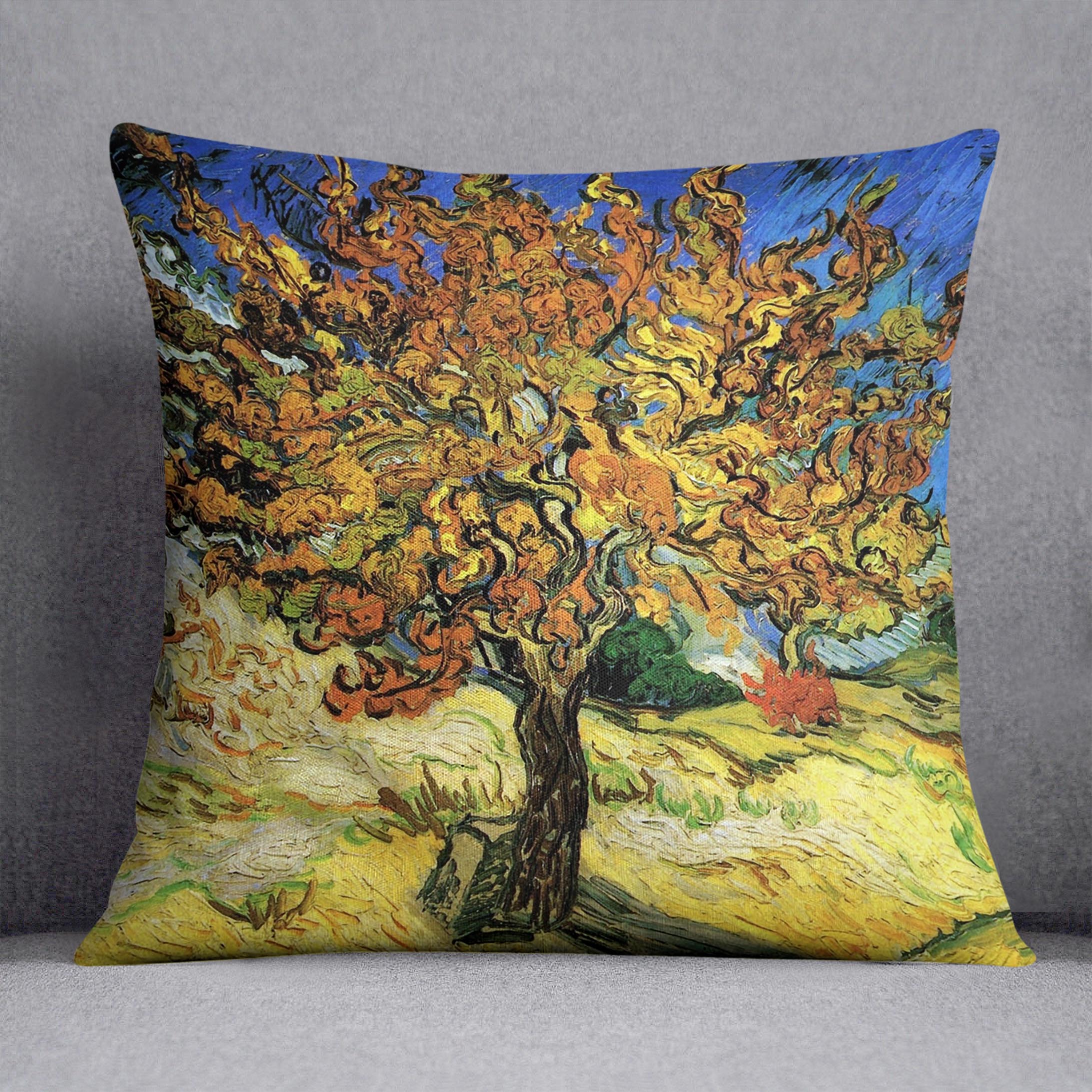 The Mulberry Tree by Van Gogh Cushion