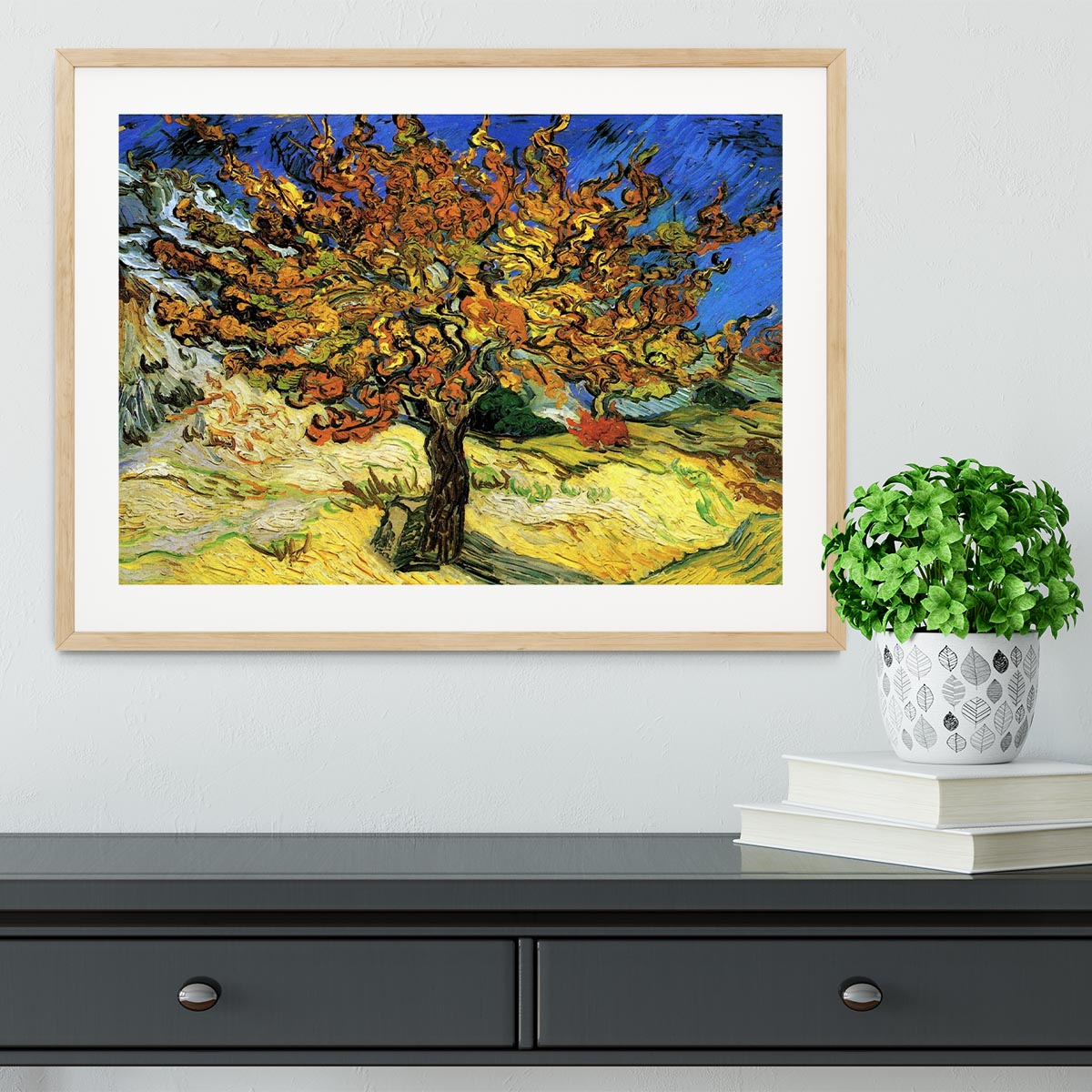 The Mulberry Tree by Van Gogh Framed Print - Canvas Art Rocks - 3