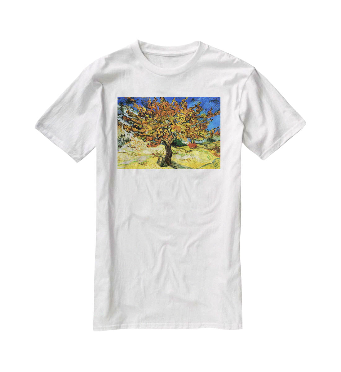 The Mulberry Tree by Van Gogh T-Shirt - Canvas Art Rocks - 5