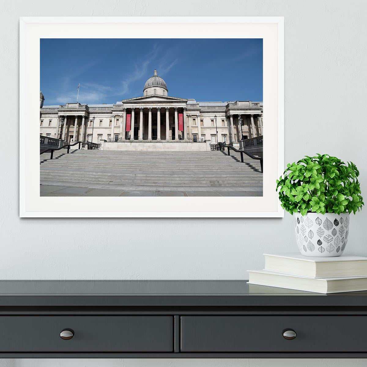 The National Gallery London under Lockdown 2020 Framed Print - Canvas Art Rocks - 5