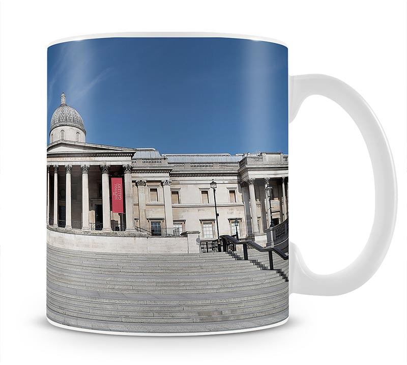 The National Gallery London under Lockdown 2020 Mug - Canvas Art Rocks - 1