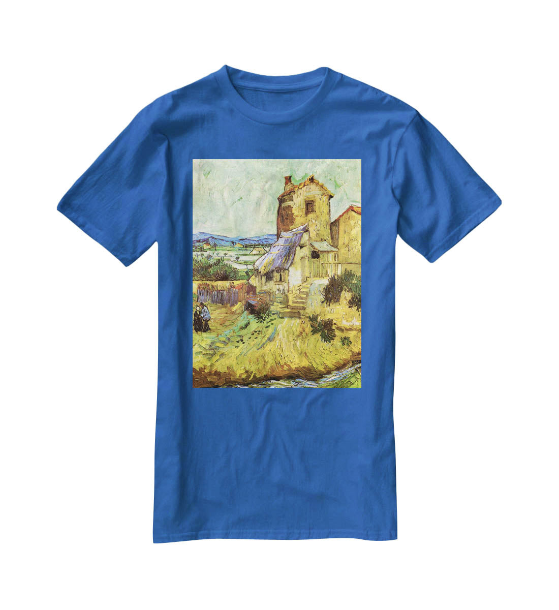 The Old Mill by Van Gogh T-Shirt - Canvas Art Rocks - 2