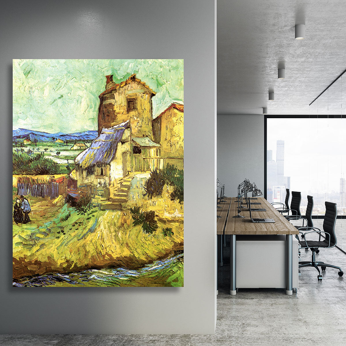 The Old Mill by Van Gogh Canvas Print or Poster - Canvas Art Rocks - 3